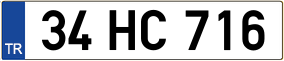 Truck License Plate